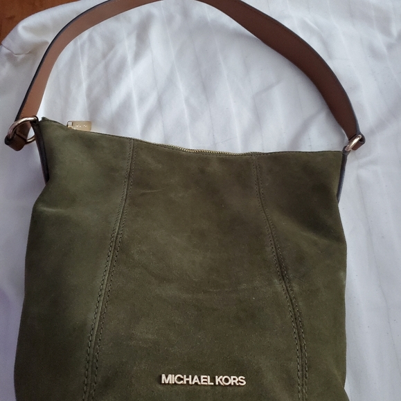 Michael kors brooke duffle in green - Picture 1 of 5